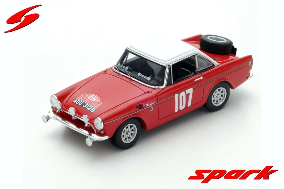 1/43 Sunbeam Tiger   Rally Monte Carlo 1965 #107  P.Harper / I.Hall - Image 3 of 3