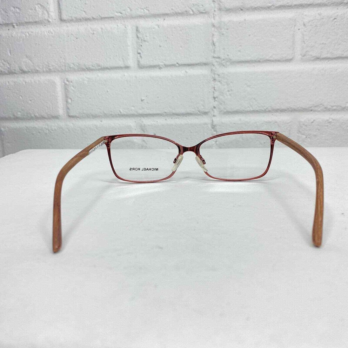 Michael Kors MK-HT-0074-14 Eyeglasses 55-15-140 Maroon Metal and Wood H2506‎ Michael Kors MK-HT-0074-14 Eyeglasses | Mercari main image 2