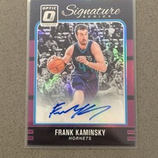 2016-17 Panini OPTIC PURPLE PRIZM SP SIGNATURE SERIES FRANK KAMINSKY HORNETS