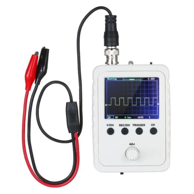 Portable Mini TFT Digital Oscilloscope Logic Analyzer Kit with Power Adapter 