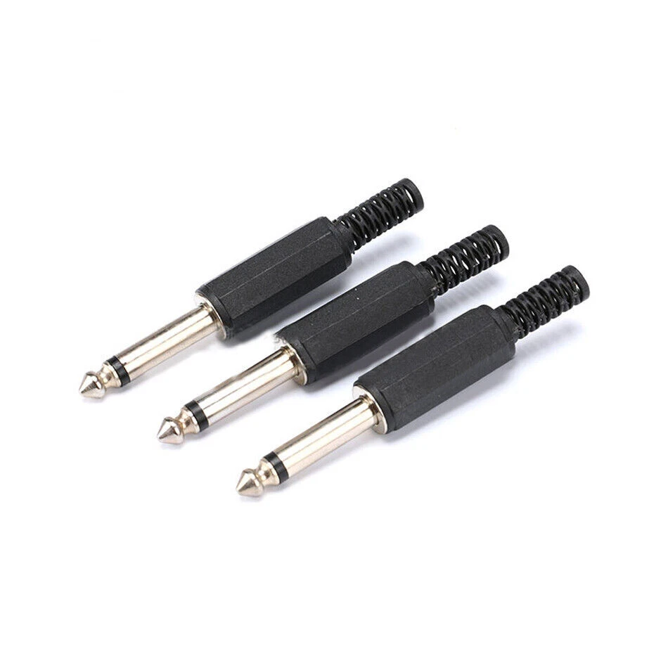 Mono Jack Plug6.35MM Microphone Plug 6.5Audio Connector Socket Solder Connectors - Image 4 of 4