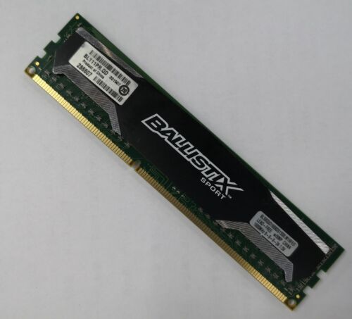 Crucial 8 GB DDR3 1600 MHz RAM desktop BLS8G3D1609DS1S00 BALISTIX DIMM originale - Foto 1 di 4