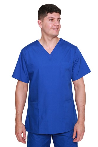 Lister Scrub Tunic Top Unisex Medical Hospital Surgeon Nurses Doctor Vets - Picture 23 of 86