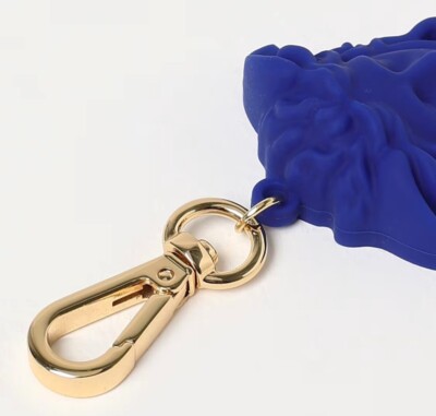 希少✨VERSACE Medusa Leather l Keychain La Medusa Leather Keychain | VERSACE US
