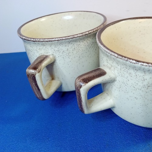 VNTG 1970s Mikasa Stone Valley Coffee Cups & Creamer Cup & Sugar Jar DF800 Japan - Picture 5 of 16