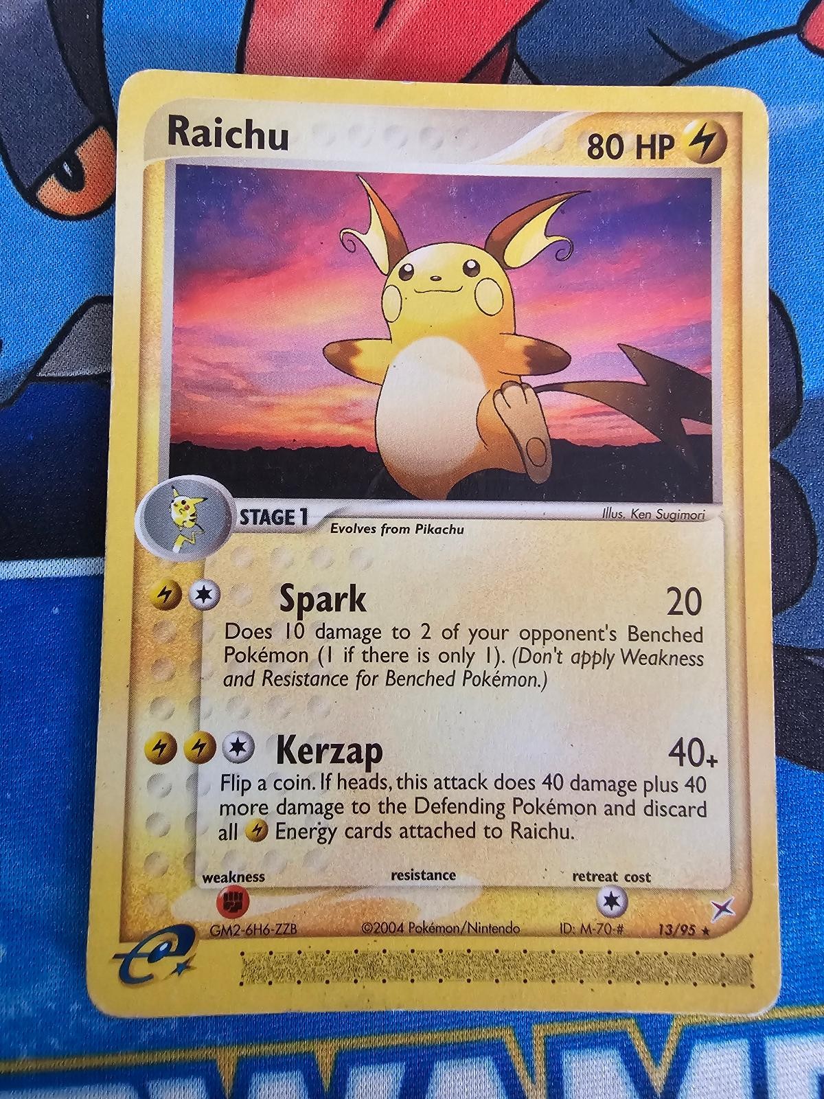 Raichu 13/95 Rare Team Magma vs Team Aqua Pokemon Near Mint