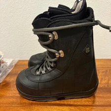 Burton Ion Grom Snowboard Boots Black Youth US 7 EU 40 Imprint 2