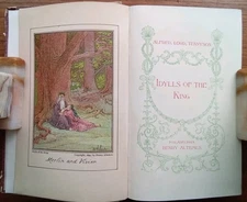 “Idylls Of The King” By Alfred Lord Tennyson ~ King Arthur Merlin ~Henry Altemus