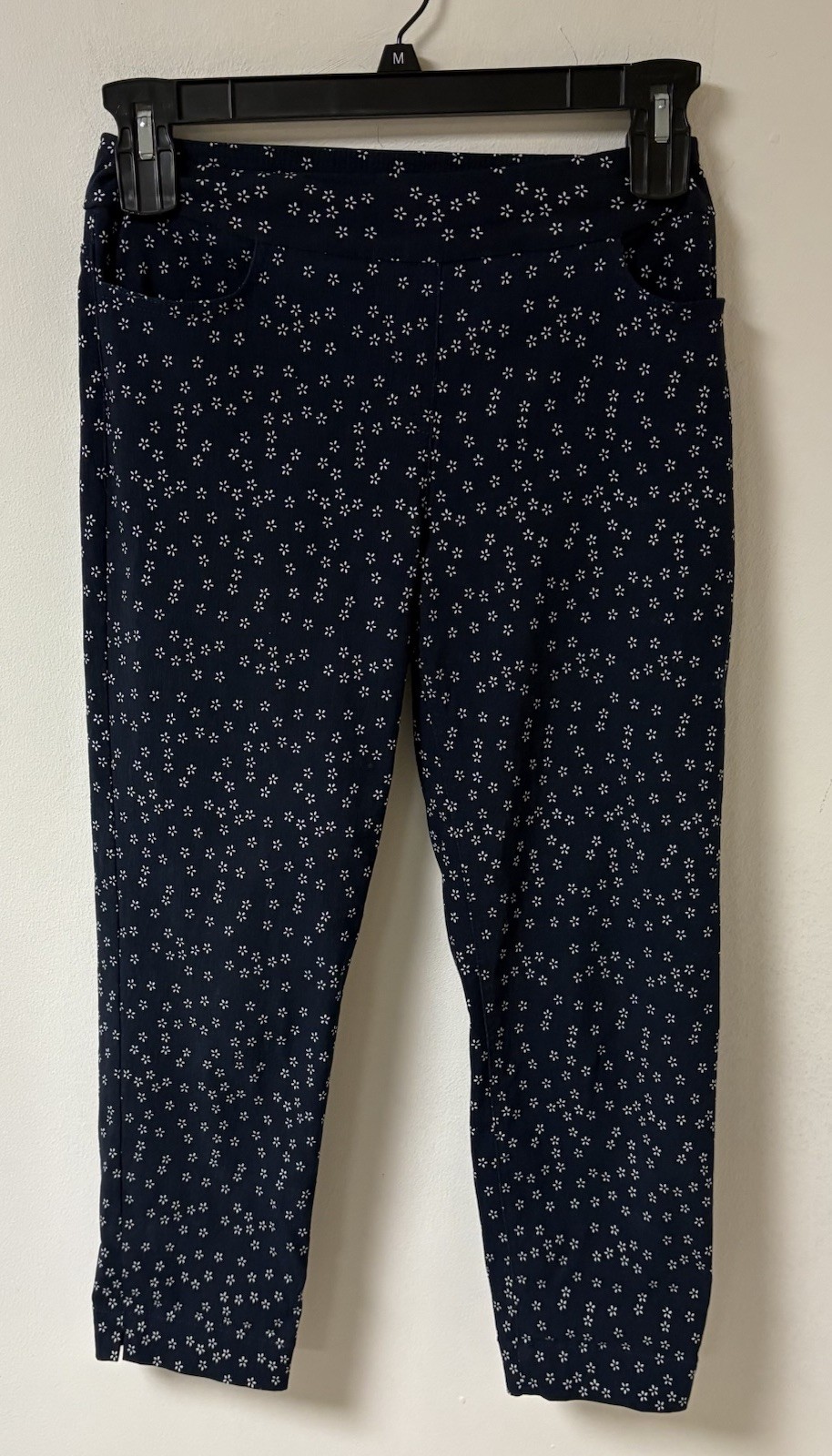 Slim-station By Multiples Navy Pull On Pants Rayo… - image 1