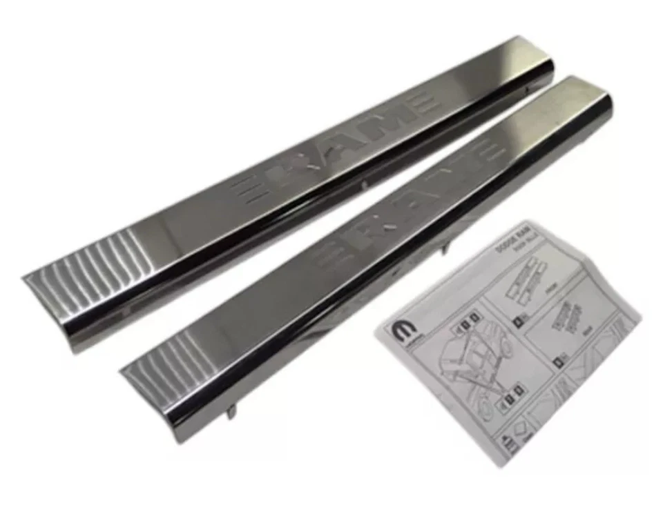 OEM 2013-2018 RAM 1500 2500 3500 UMBRAL PUERTA DELANTERA KIT PLACA RASGUÑO 82212427AB Foto 2 de 4