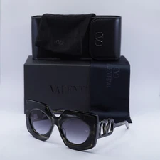 Valentino V-SOUL VLS-127A Black Swirl with Yellow Gold/Dark Grey Gradient AR ...