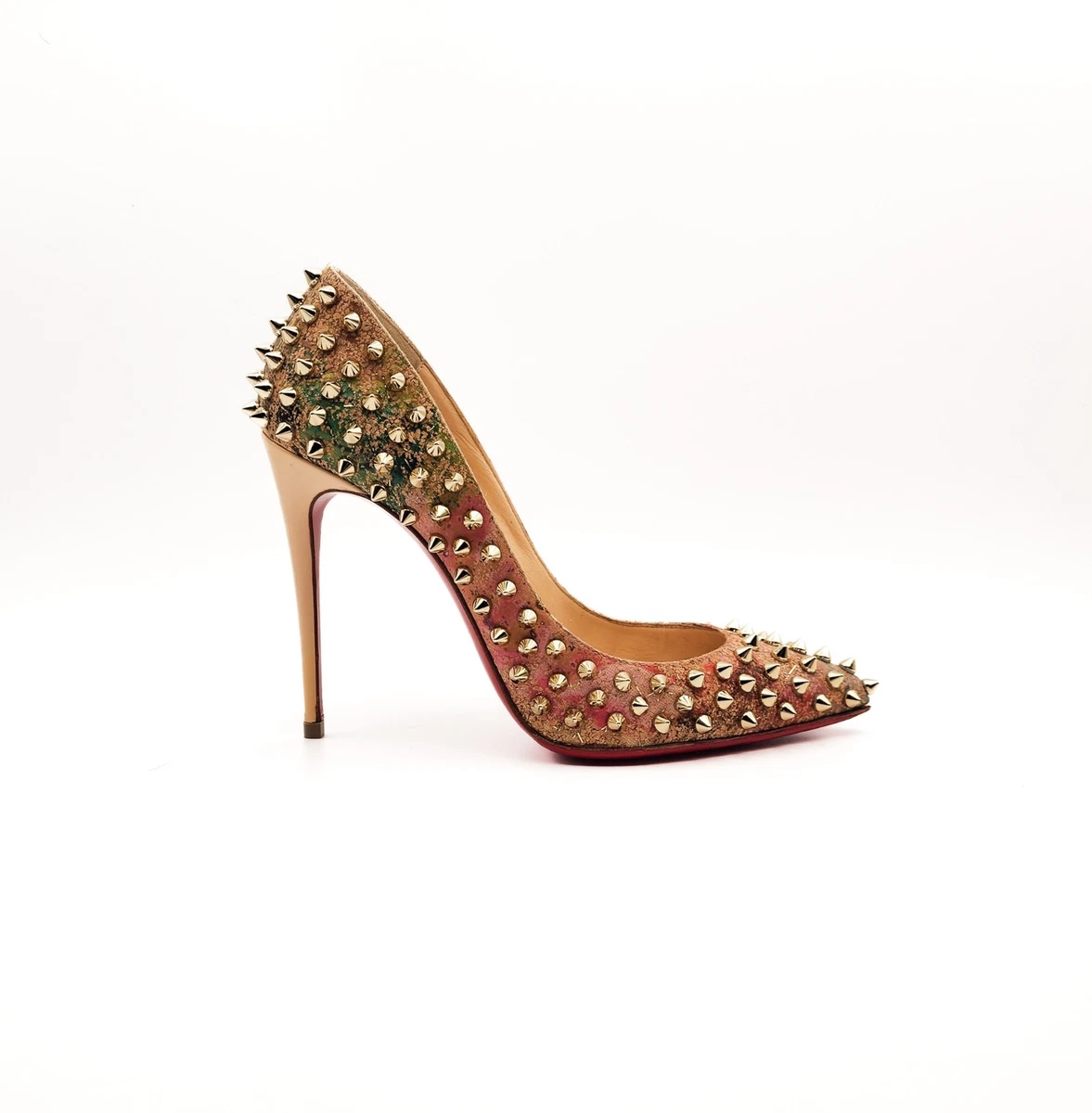 Christian Louboutin Women's Gold Spikes for sale - eBay
