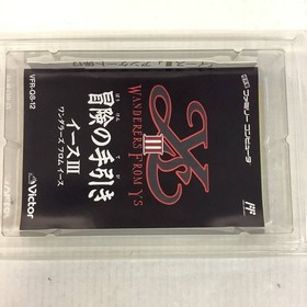 25 [Sold together] Used Nintendo Famicom Ys III with box and instructions (60)