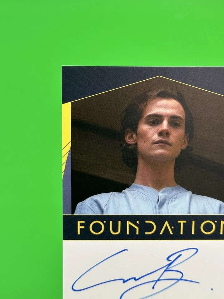 2025 Foundation Seasons 1 & 2 Cassian Bilton as Brother Dawn Bordered Auto!!! - Image 4 of 4