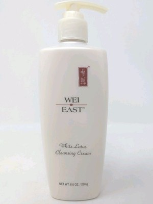 Wei East White Lotus Facial Cleansing Cream 8oz / 230g W/ Pump New 