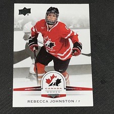REBECCA JOHNSTON Rookie 2014 UD Team Canada Women #75 FREE combined Ship