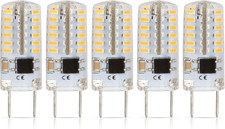 Simba Lighting G8 LED Dimmable Light Bulb 5 Pack 1.5W T4 37Mm 20W Halogen Repl