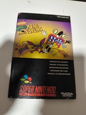 Thumbnail of ebay&reg; auction 327064589987 | 📘Real Monsters Anleitung  Super Nintendo SNES📘 PAL Guter Zustand 👌🏻