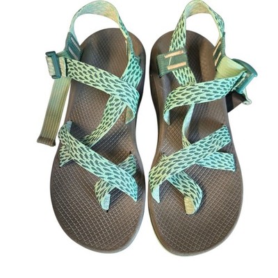 CHACO Cloud Z Sandals Tidal Katydid Green Women's 10