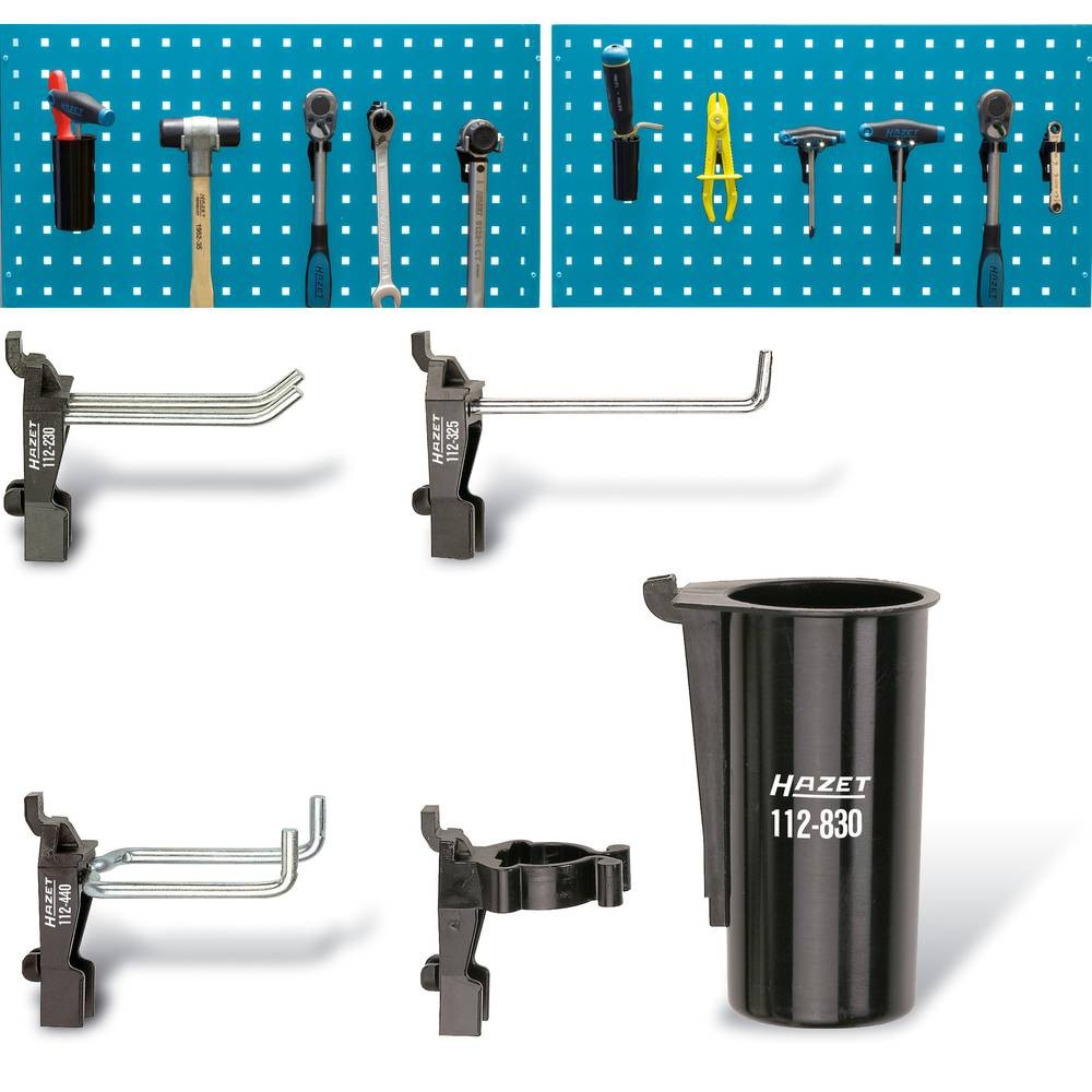 Hazet 112/11 Porte-outil support pour crochet de servante et paroi perforée