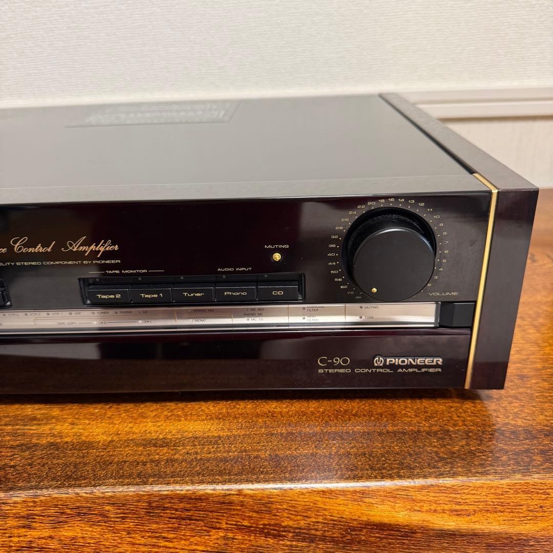 Pioneer C-90 Stereo Preamplifier Control Amp C-91 Reference Audio