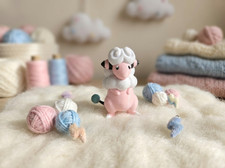 Flaaffy Pokémon Mini Action Figure 3D Printed 2" Tall Collector Model