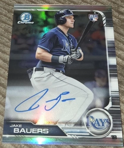 Jake Bauers 2019 Bowman Chrome Jake Bauers Refractor