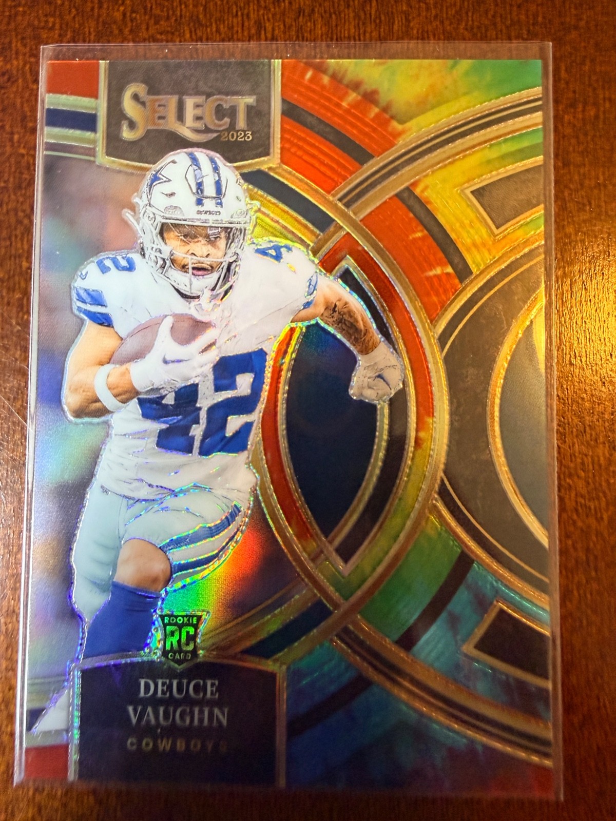 Deuce Vaughn 2023 Panini Select Rookie Premier Tie Dye Prizm /25 RC #128