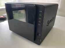 Synology DiskStation DS414 4 Bay NAS System (Fully Working) W/Power adapter