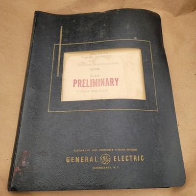 Automatic Steering Control System General Electric Unclassified Security System
