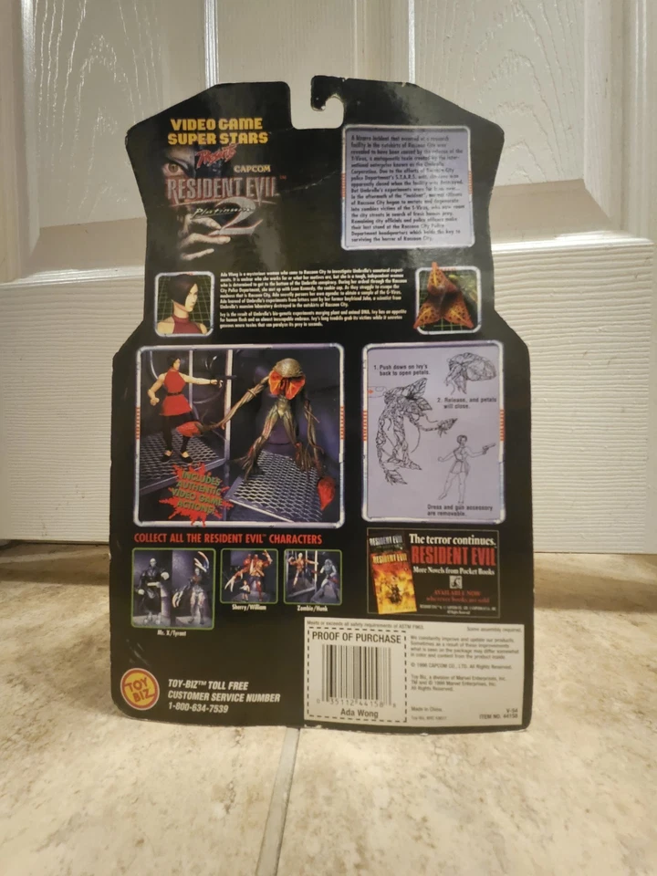Figura Toybiz Resident Evil 2 1998 Ada Wong e Ivy Foto 4 de 4
