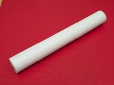 Teflon PTFE White Rod 1" Diameter x 7.41" Long, USA Made - 7.3 Oz.