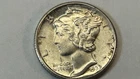 1939-D Mercury Dime Silver ---- FB--UNC---90% Silver