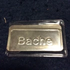 Silver Bar ● 1 Troy ounce ●  Bache ● Off-Center Error Stamping  ●  .999 fine