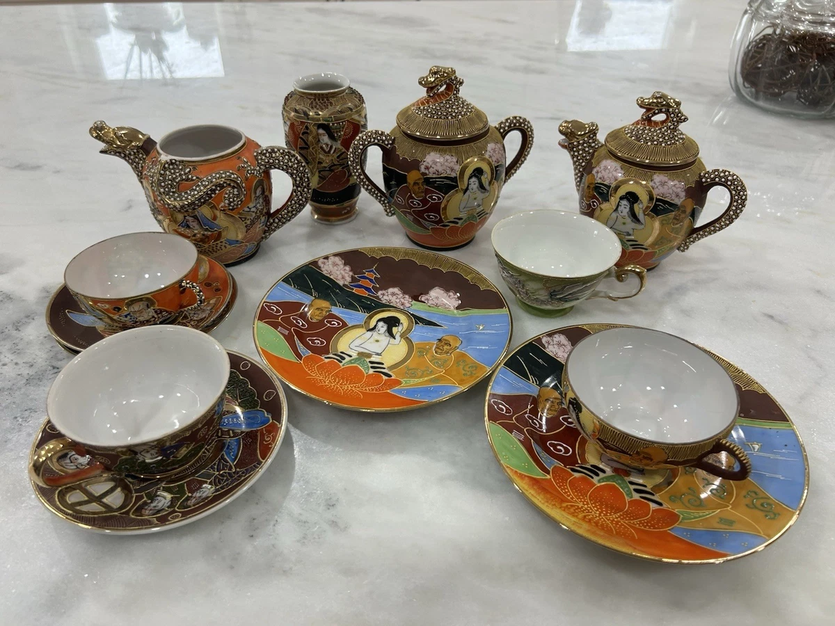25+ Dragon Tea Set In Made In Japan China & Dinnerware for sale