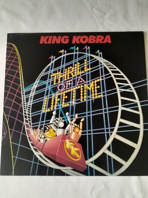 King Kobra Thrill of A Lifetime Vinyl Album 1986 FM Records WKFM LP83