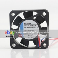 412F/2HR DC12V 680mA 0.8W 4010 40X40X10MM 4CM 3-Wire Original Axial Cooling Fan