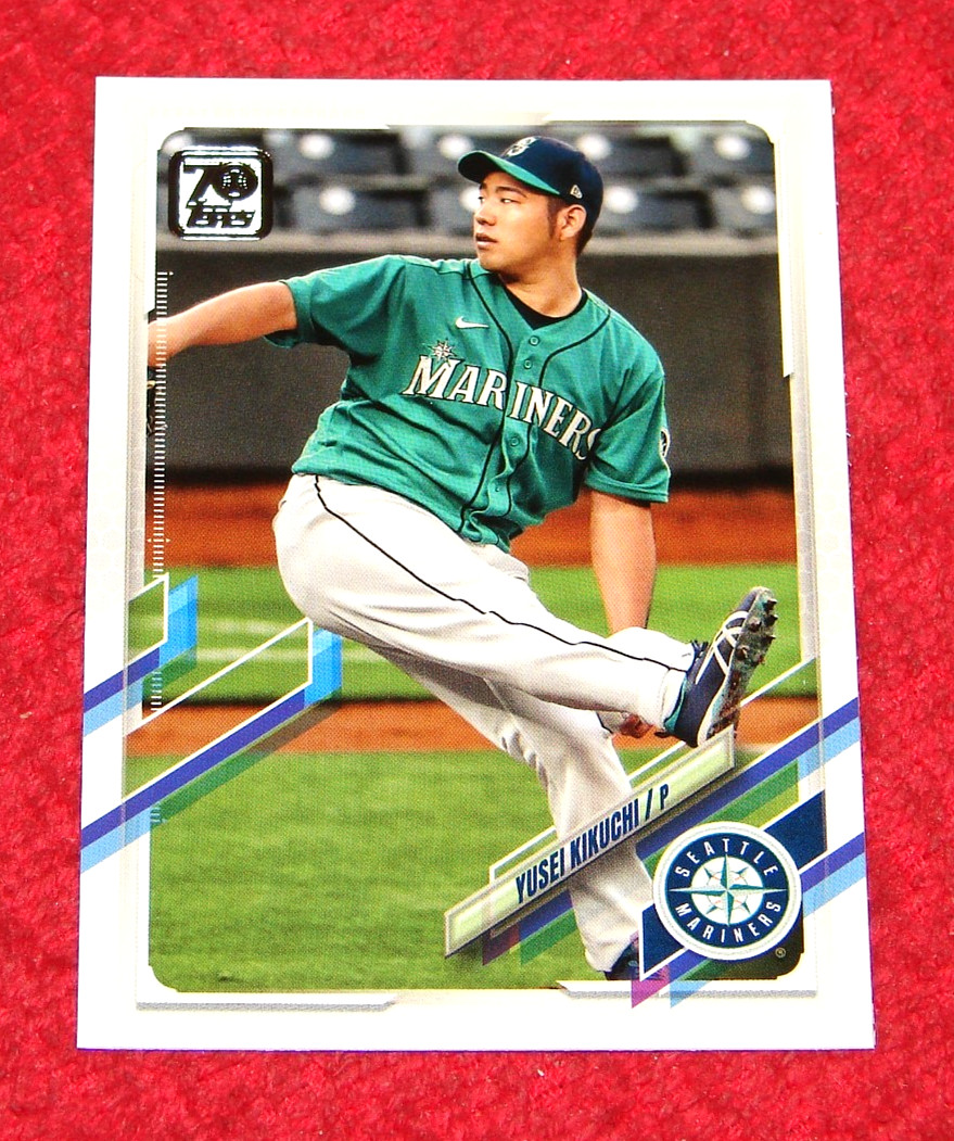 YUSEI KIKUCHI SEATTLE MARINERS 2021 TOPPS ADVANCED STATS #366 073/300 (KS-372)
