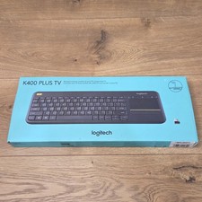 Logitech K400 Plus Keyboard with Touchpad for PC Connected TV
