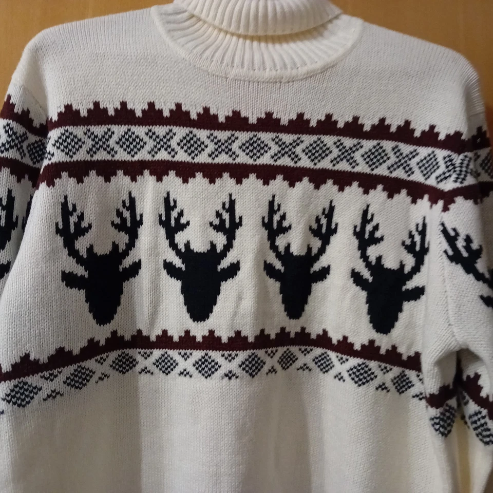Herrenpullover Gr.XL Weihnachtspullover Pullover Neu Strickpullover - Bild 2 von 2