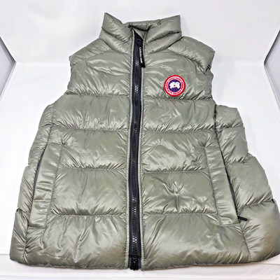 Canada Goose Crofton Vest Sagebrush Small Petite SP Down Puffer Made Canada