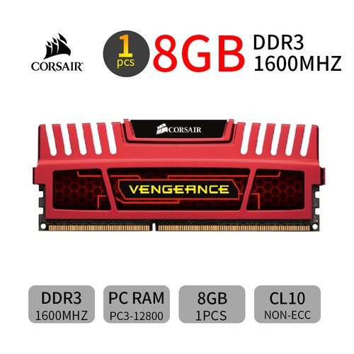 Corsair Vengeance 8GB DDR3 1600MHz PC3-12800U 240Pin DIMM Desktop Memory RAM UK
