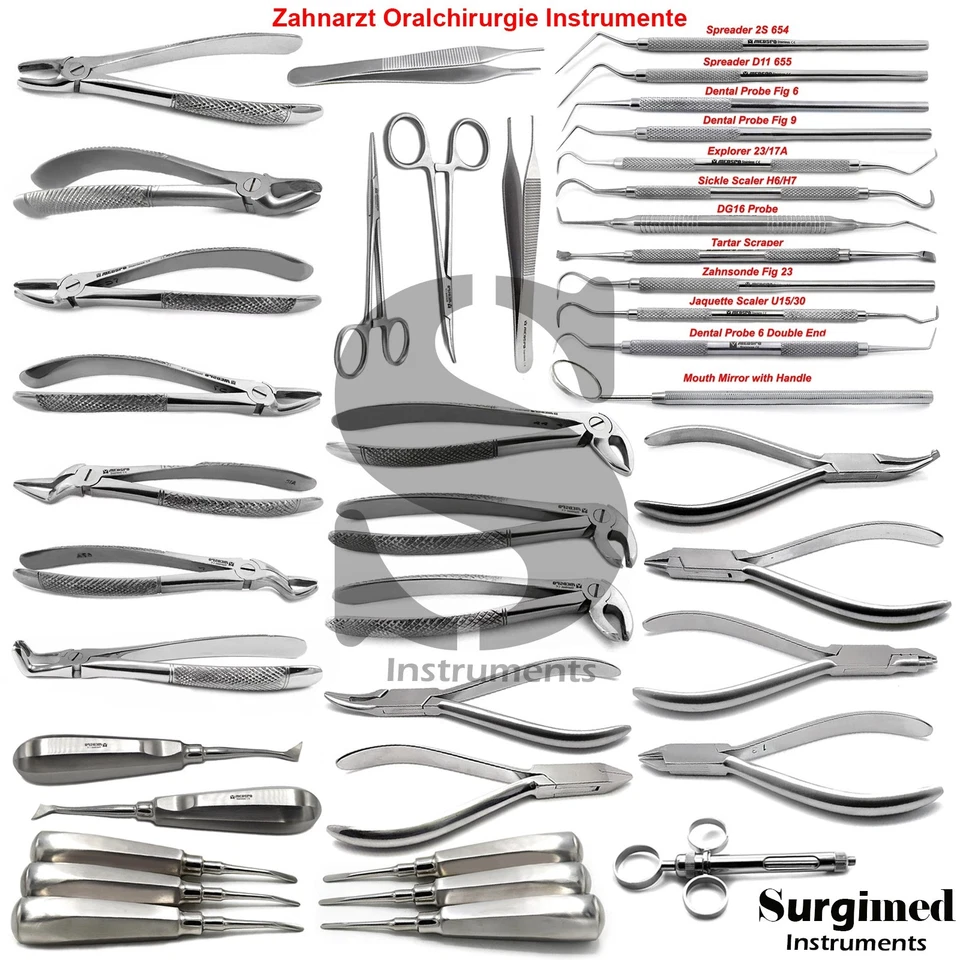 Zahnärztliche Mikro Mundchirurgie Zahnextraktion Zahnarzt Zahnentfernung Dental - Bild 1 von 1
