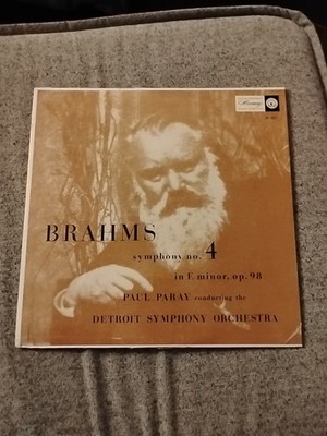 MERCURY MG-50057 BRAHMS SYMPHONY NO 4 *DETROIT PARAY* MEGARARE* WOW! VG+