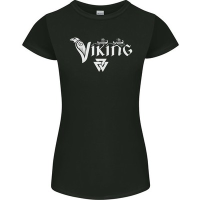 Viking Thor Odin Valhalla Nordische Mythologie Damen Petite Schnitt T-Shirt