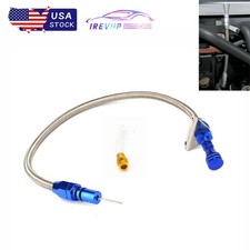 For Gm Chevy Th350 Th400 Turbo Transmission Bbc Sbc Stainless Flexible Dipstick