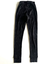 Kids 12-14 Nununu Loungewear Pants Light Weight Black Geometric Print Pull On