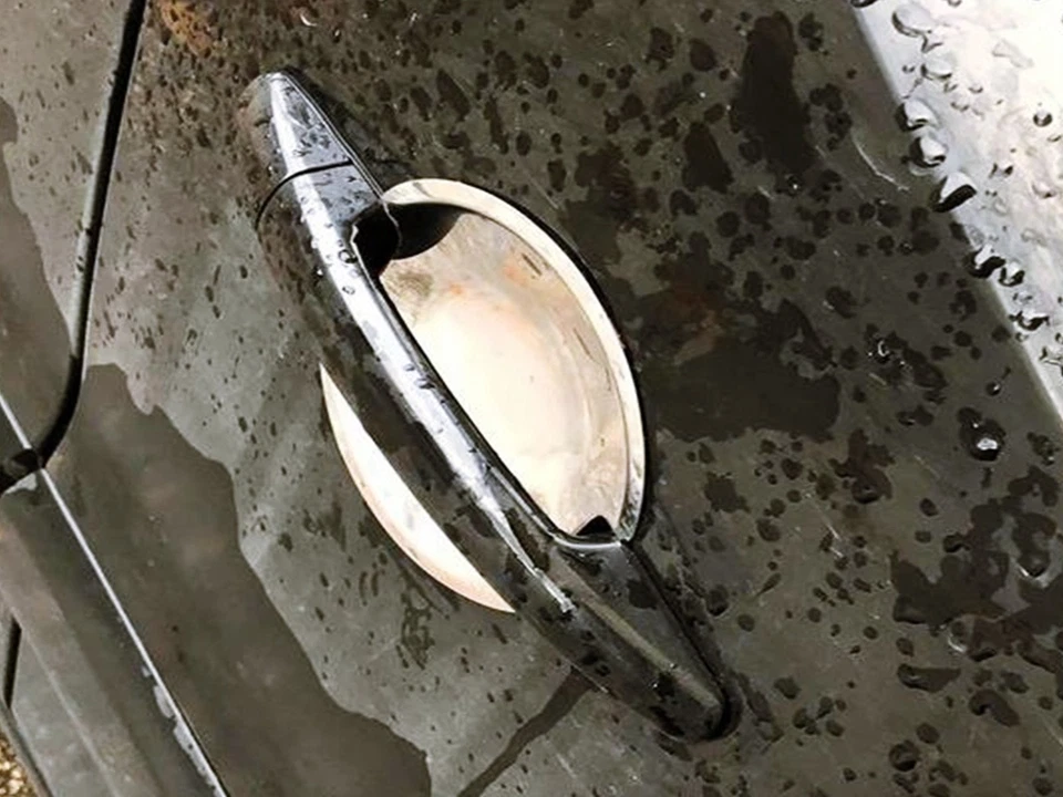 Per PEUGEOT PARTNER 2008 al 2018 TAZZA MANIGLIA PORTE CROMO 4 PORTE ACCIAIO - Immagine 3 di 4