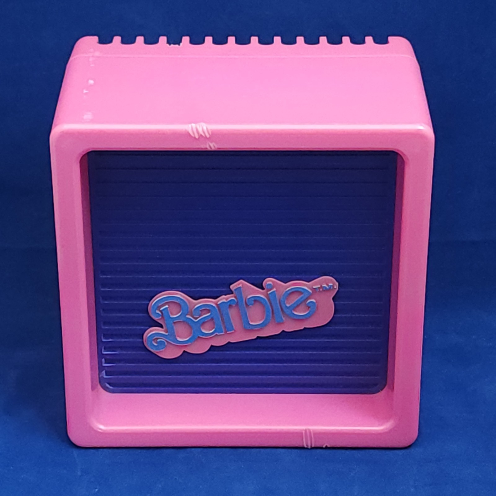 Barbie Radio System Pink Stereo 1984 with Matching Speakers Vintage lot of 3
