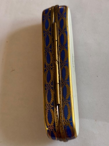 limoges schmuckkästchen handbemalt in frankreich ausgemustert - Bild 4 von 8